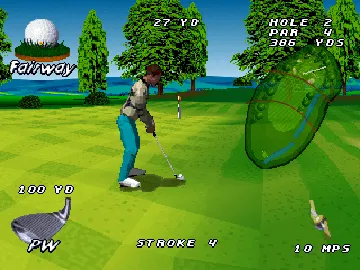 Virtual Golf (EU) screen shot game playing